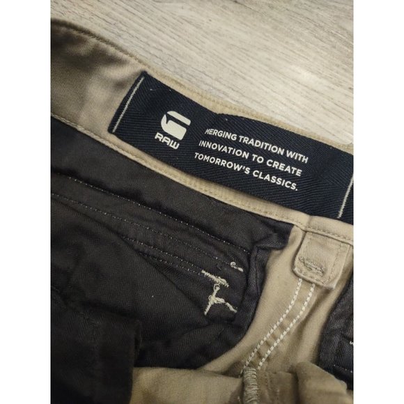 G-Star Raw Men's Rovic Zip 3D Straight Tapered Fit Cargo Pants Dune 33 W x 32 L - Picture 5 of 7